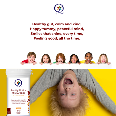 BuddyBiotics Mix for Kids | Food Supplement | Live culture powder | Probiotic - QuantumWay