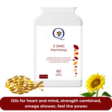 3 OMG Harmony Omega 3-6-9 Food Supplements - QuantumWay