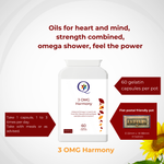 3 OMG Harmony Omega 3-6-9 Food Supplements - QuantumWay