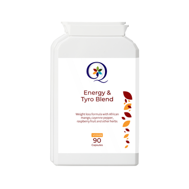 QW Energy & Tyro Blend Capsules – Botanical & Mineral Formula with Iodine and Selenium – Daily Energy & Metabolic Nutrition Support – Vegan – 90 Capsules | Quantum Way - QuantumWay