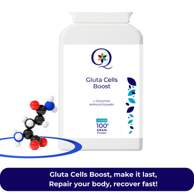 Gluta Cells Boost L-Glutamine Powder Food Supplements - QuantumWay