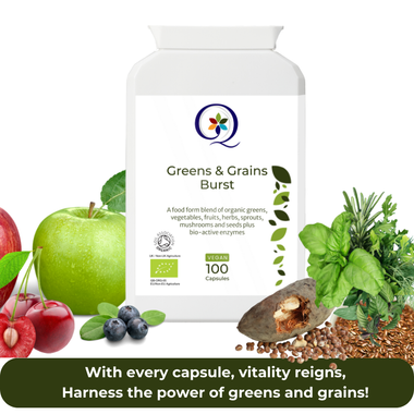 Greens & Grains Burst Food Supplement - QuantumWay