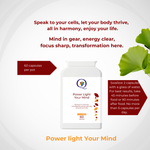 Power Light Your Mind | Food Supplements | Bacopa Monnieri  | Ginkgo Leaf | - QuantumWay 