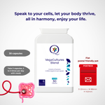 QW VegaCultures Blend | 30 High Strength Lactobacillus Probiotics with Lactobacillus Rhamnosus, Casei Acidophilus, Bifidobacterium Infantis, S Thermophilus | 4 Billion CFU per Serving | Vegan | UK - QuantumWay 