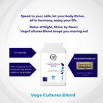 VegaCultures Blend | Food Supplement | Gut |  Vegan-friendly | Live culture supplement - QuantumWay 