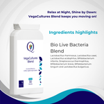 VegaCultures Blend | Food Supplement | Gut |  Vegan-friendly | Live culture supplement - QuantumWay 