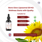 Bone Glow Liposomal D3+K2 Food Supplements