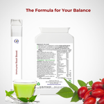 QW Immune Root Boost |Lactobacillus Nutritional Blend with Vitamins, vitamin B6, vitamin D3 | Minerals, Zinc, Selenium | Botanical Extracts & Reishi | 60 Capsules | Manufactured in UK | Vegan Friendly - QuantumWay 