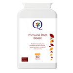 QW Immune Root Boost |Lactobacillus Nutritional Blend with Vitamins, vitamin B6, vitamin D3 | Minerals, Zinc, Selenium | Botanical Extracts & Reishi | 60 Capsules | Manufactured in UK | Vegan Friendly - QuantumWay 