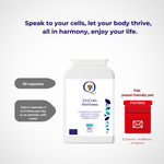 QW ZinCran Wellness | 90 High Strength Zinc (2.5mg) D Mannose (900mg) Capsules | D-Mannose Zinc Supplement with Cranberry Extract, Bamboo Leaf, Lactobacillus Acidophilus & More | Manufactued in UK - QuantumWay 