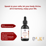 QW Vitamin D3 K2 Liquid 4000 IU | Liposomal Vitamin D Drops with K2 MK-7 100µg | High Strength Vitamin D 3 & K2 Liquid Supplement | Vegan | Made in The UK | - QuantumWay 