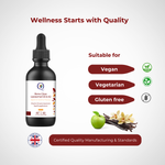 QW Vitamin D3 K2 Liquid 4000 IU | Liposomal Vitamin D Drops with K2 MK-7 100µg | High Strength Vitamin D 3 & K2 Liquid Supplement | Vegan | Made in The UK | - QuantumWay 