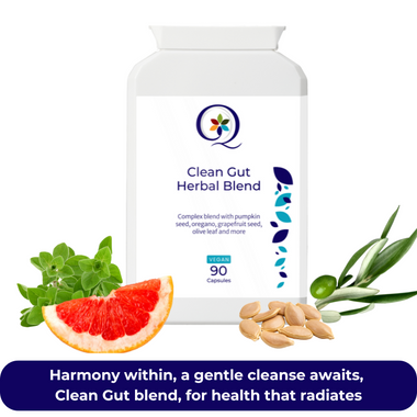 Clean Gut Herbal Blend Food Supplements - QuantumWay 