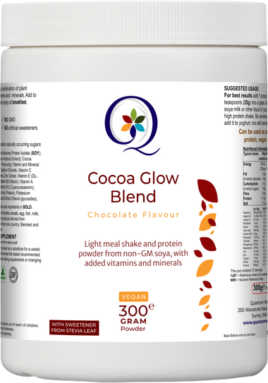 Cocoa Glow Blend Food Supplements - QuantumWay 